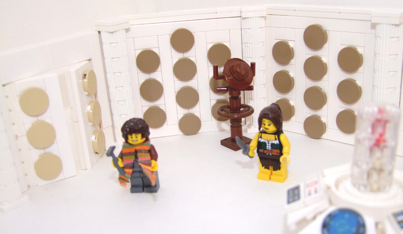 Illustration for article titled Everything is Awesome with a Classic Lego Doctor Who console room v2.0